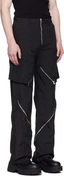 Black Stratum Cargo Pants