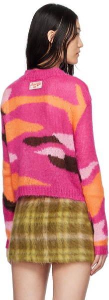 Pink Mila Camo Sweater