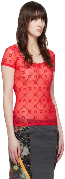 Red Moonogram T-Shirt