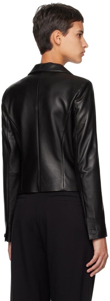 Black Elle Leather Jacket