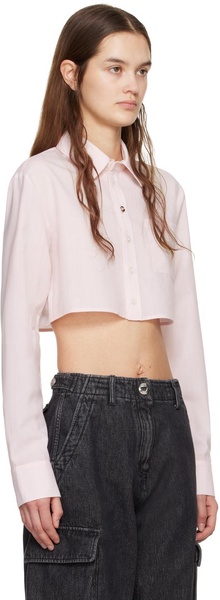 Pink Cropped Shirt