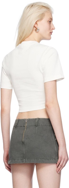 White Workwear Corset T-Shirt