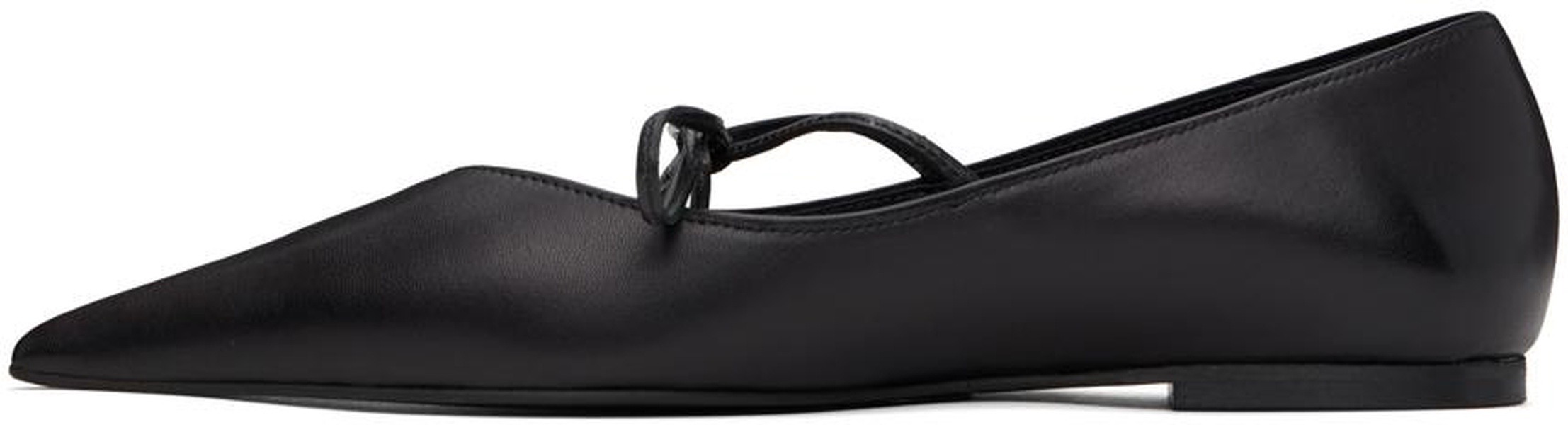 Black Nikki Ballerina Flats