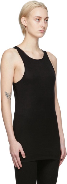 Black Amieeh Racer Tank Top