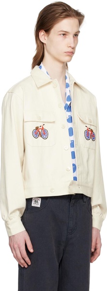 Off-White Beaded Bicycle Jacket