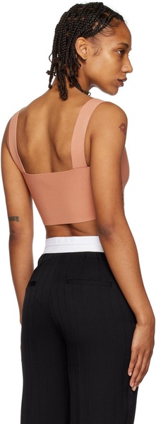 Pink Strap Bandeau Tank Top