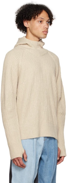 Beige Clava Hoodie