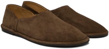 Brown Canal Slip On Loafers