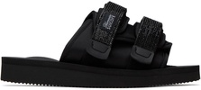 Black Suicoke Edition Moto Sandals