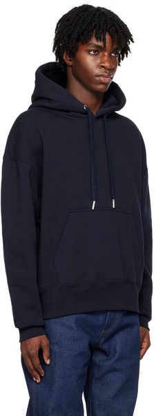 Navy Drawstring Hoodie