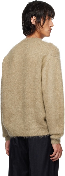 Beige Super Kid Mohair Sweater