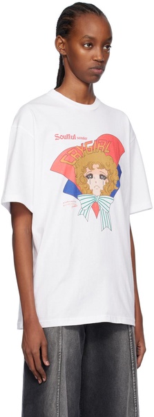 SSENSE Exclusive White Soulful Crying Girl T-Shirt