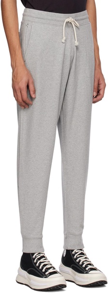 Gray Relaxed-Fit Sweatpants