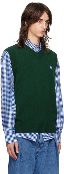 Green TRS Tag Knit Vest