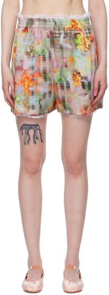 Multicolor Odeon Shorts