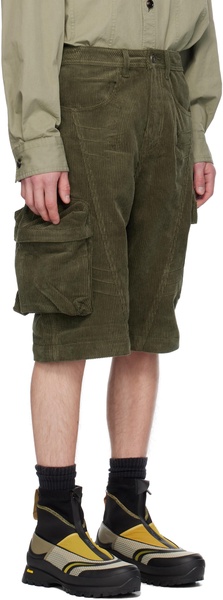 Khaki Milano Corduroy Cargo Pants