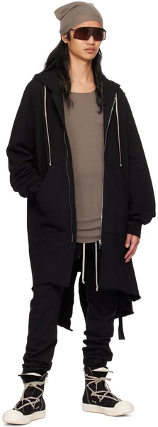 Black Fishtail Parka Jacket