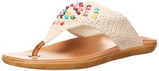 The Sak Shana Thong Sandal in Crochet, Slip On Entry