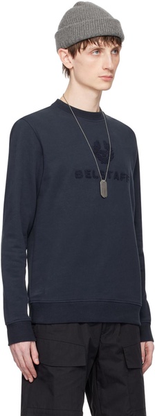 Navy Appliqué Sweatshirt