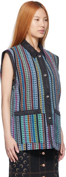 Multicolor Cotton Vest