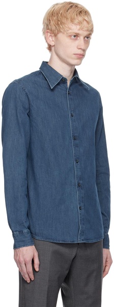 Blue Amadeeos Denim Shirt