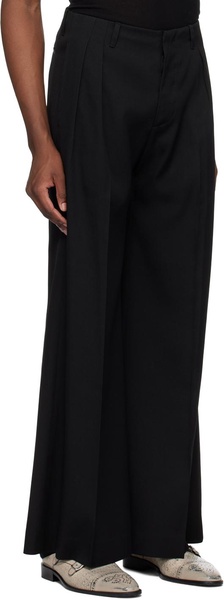 Black Extra Wide Trousers