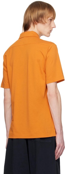 Orange Pocket Polo