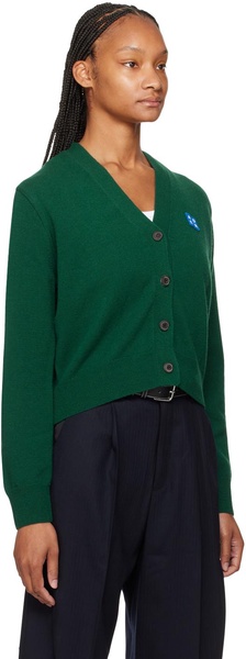 Green Significant TRS Tag Cardigan