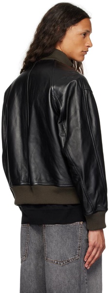 Black A-1 Leather Jacket