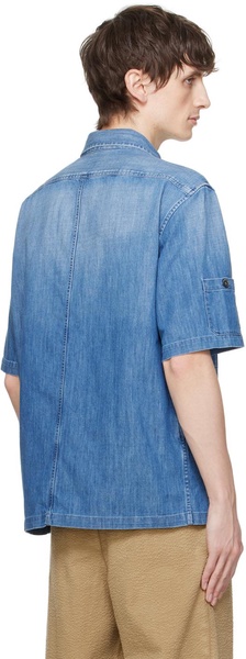 Blue Nodola Denim Shirt