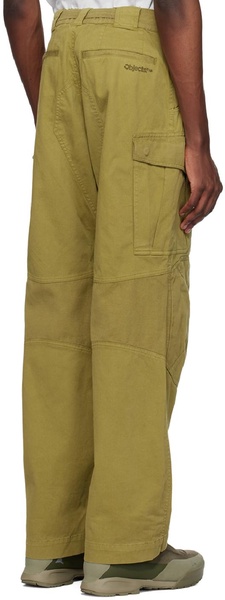 Khaki Stamped Cargo Pants