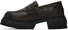 Brown Quantum Copper Loafers