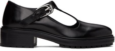 Black Roberta Calf Loafers