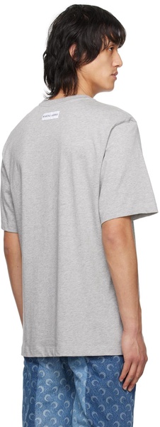 Gray Embroidered T-Shirt