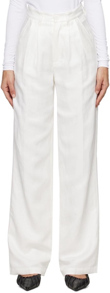 White Carrie Trousers