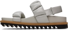 Off-White Padded Leather Sandals