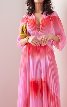 The Venus Silk Maxi Dress