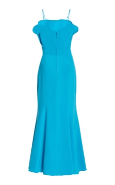 Silk Crepe Midi Dress