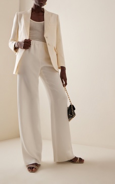 Silk Wide-Leg Pants