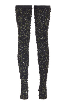 Embroidered Tights