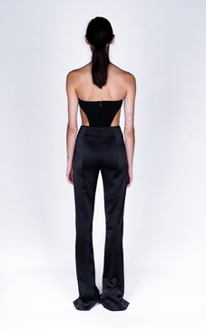 Cutout Crepe Jumpsuit