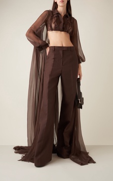 Cady Wide-Leg Pants