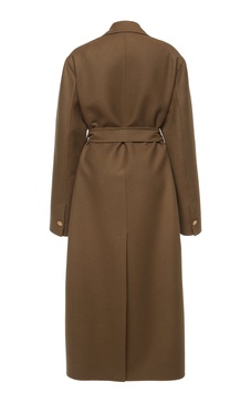 Longline Virgin Wool Coat