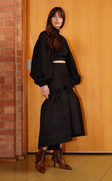 Elm  Cobra Crepe Skirt