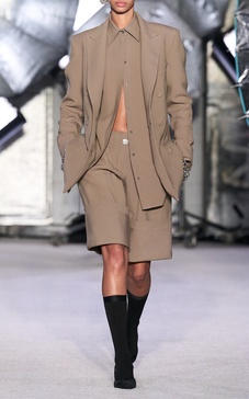 The Clover Wool-Silk Suit Shorts