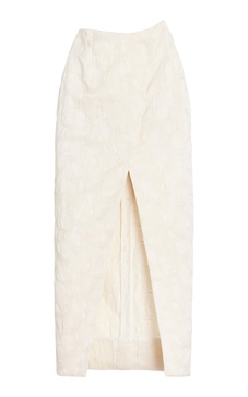 Priya Cotton-Blend Pencil Midi Skirt