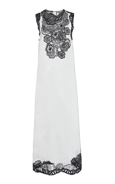 Exclusive Lace-Detailed Maxi Slip Dress