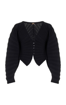 Blair Cropped Knitted Cardigan