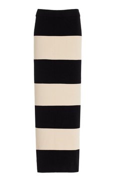 Theo Striped Knit Maxi Skirt