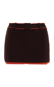 Exclusive Jasmy Ribbed-Knit Mini Skirt